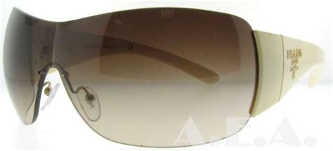 The Prada PR57LS ZVA6S1 In Ivory/Brown Gradient 